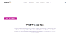 Desktop Screenshot of ormuco.com